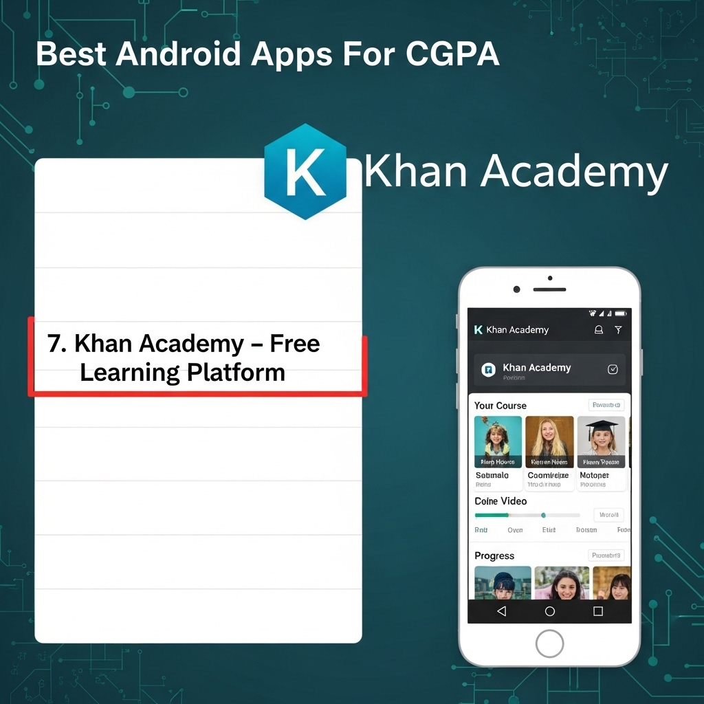 Best For: Concept clarity
Free courses in math, science, and more
Practice exercises
Video explanations
👉 Helps students improve weak subjects and boost grades