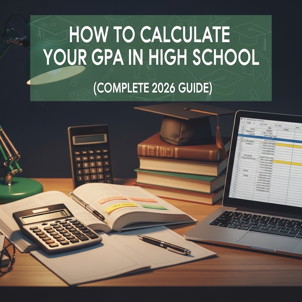 Figuring out your high school GPA is really important for getting into college getting scholarships and doing well in school. Your GPA or Grade Point Average shows how well you are doing overall. How to Calculate Your GPA in High School (Complete 2026 Guide)
