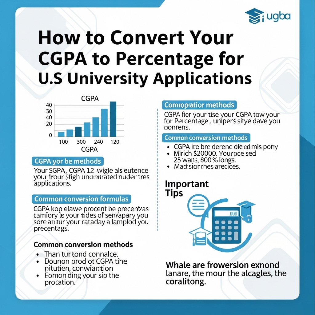 How to Convert Your CGPA to Percentage for US University Applications (2026 Guide)