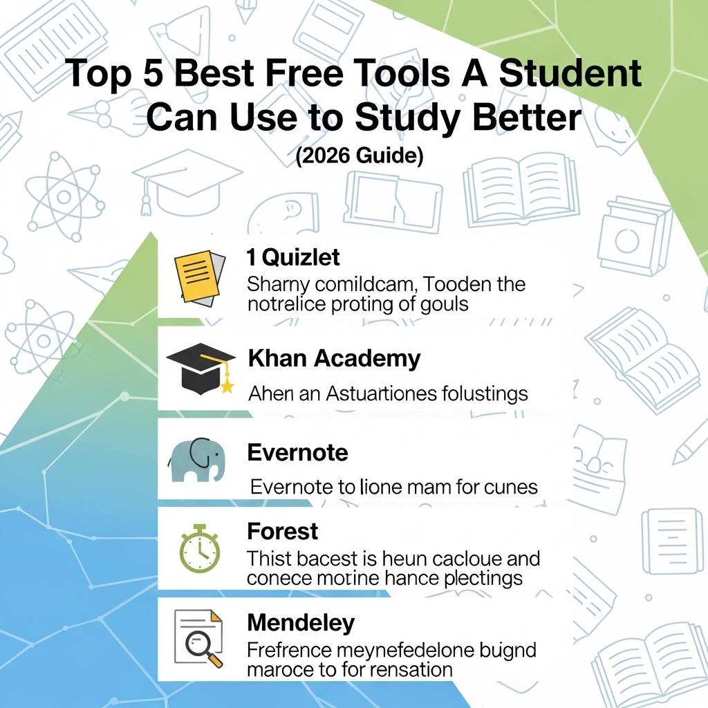 Top 5 Best Free Tools a Student Can Use to Study Better (2026 Guide)